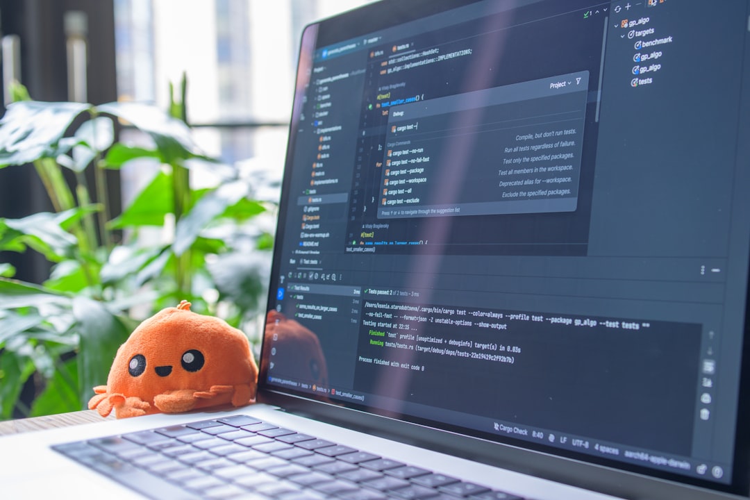 Developer working